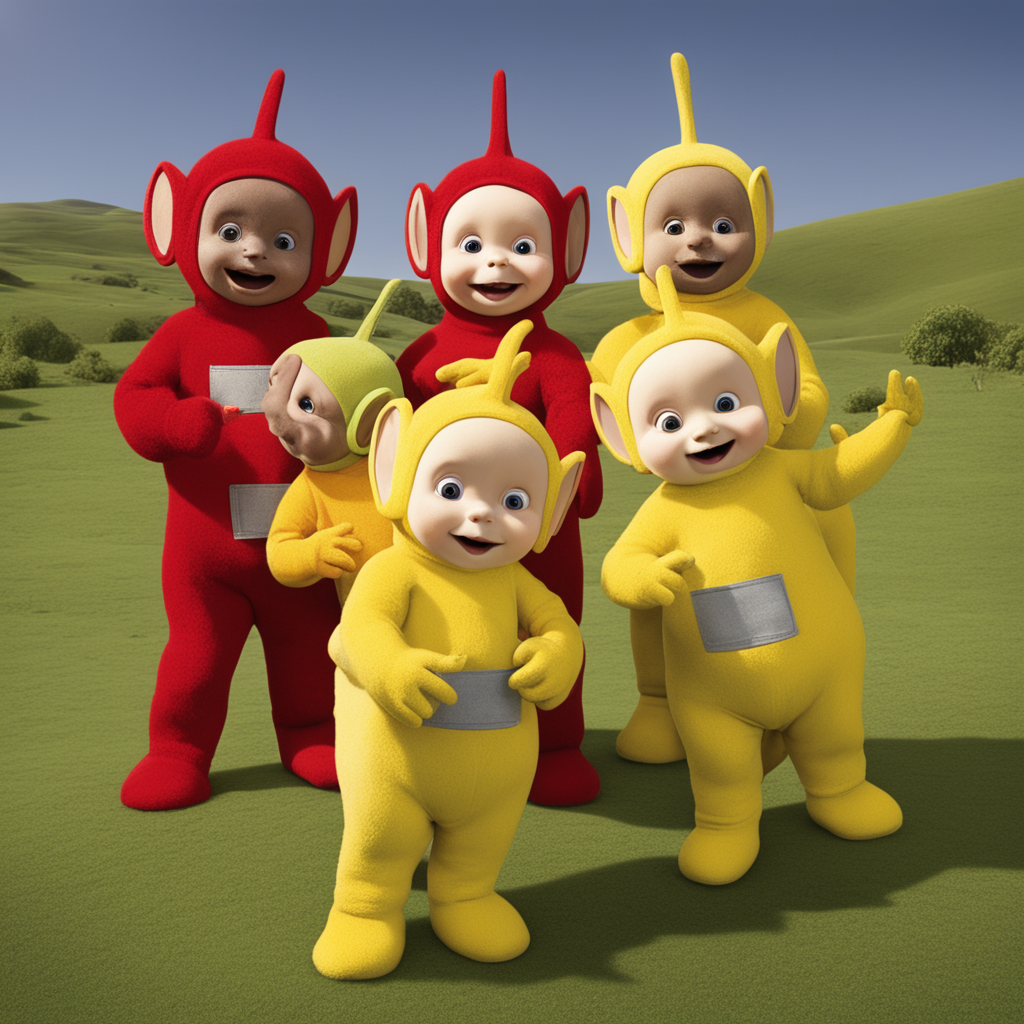 Teletubbies say "Eh-oh!"